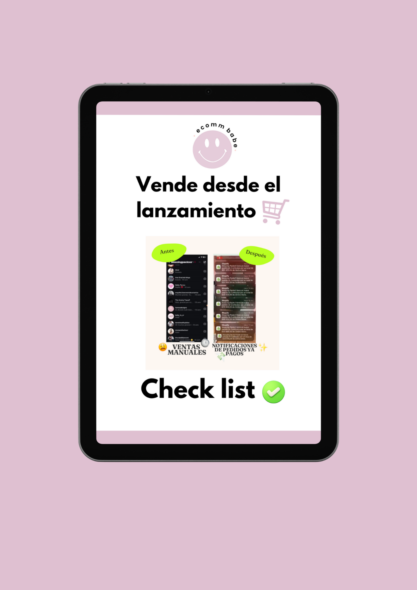 Plantilla checklist
